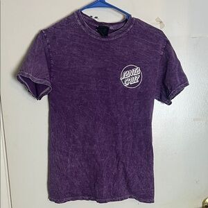 Santa Cruz Skateboards Vintage Wash Purple Tee